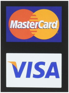 visa/mc Mastercard/Visa Credit Card Decals (4 pack)