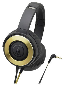 �I�[�f�B�I�e�N�j�J SOLID BASS �|�[�^�u���w�b�h�z�� �u���b�N�S�[���h ATH-WS550 BGD