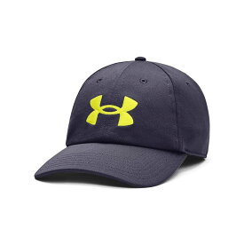 [アンダーアーマー] トレーニング帽子 UAブリッツィング アジャスタブル ハット メンズ Tempered Steel / / Yellow Ray One Size