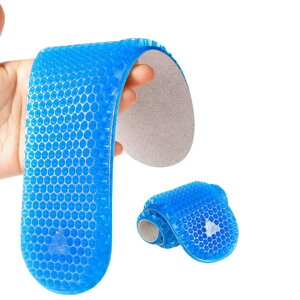 インソール ゲル【1組セット】 疲れない 衝撃吸収 抗菌 消臭 柔らかい/通気性/土踏まず インソール 靴 中敷き 立ち仕事 ソール インナーソール サポーティブリバウンド スニーカー 【正看護