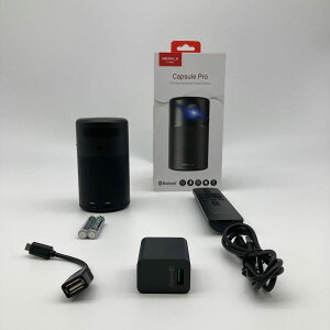 Anker Nebula Capsule Pro�iAndroid���ڃ��o�C���v���W�F�N�^�[�j�y150 ANSI���[���� / DLP���� / 360�x�X�s�[�J�[�z