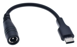 USB Type-C DC�d���P�[�u�� 5V�o�� 5.5×2.1mm DC���d �[�d �d�������p