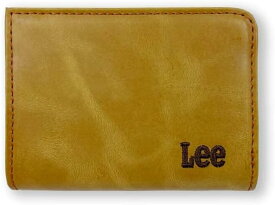 【全3色】 LEE リー ラウンドファスナー コインケース 小銭入れ 財布(0520372) (キャメル)