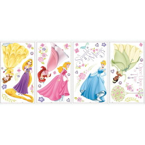 RoomMates RMK1903SCS �f�B�Y�j�[ �v�����Z�X �O���[ �v�����Z�X �������ē\���E�H�[���f�J�[�� [���s�A���i]