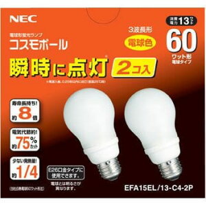 2�R�� NEC 60�` �d���`�u���� �R�X���{�[�� �u���ɓ_�� �d���F EFA15EL/13-C4-2P