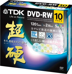 TDK �^��pDVD-RW CPRM�Ή� 1-2�{���Ή�