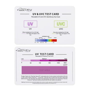 EIDEAL? | UV&UVC�e�X�g�J�[�h&UV���x�e�X�g�J�[�h | 3�C��1 UV�e�X�g�J�[�h | UVA&UVC�����ʃJ�[�h | UV�o���u&LED���x���[�f�B���O�J�[�h | UV���^�ʃC���W�P�[�^�[�J�[�h | UVB�e�X�^�[