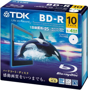 TDK ^pu[CfBXN BD-R 25GB 1-4{Ή zCgChv^u 11(10+1) 5mmP[X BRV25PWB11SP parent