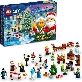 LEGO シティ 2023 アドベントカレンダー 60381 クリスマスホリデーカウントダウンプレイセット 毎日の収集価値のあるサプライズと冒険へのカウントダウンのギフトアイデア