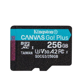 キングストン microSD 256GB 170MB/s UHS-I U3 V30 A2 Nintendo Switch動作確認済 Canvas Go! Plus SDCG3/256GB