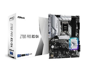 ASRock }U[{[h Z790 Pro RS/D4 Intel 12 E 13 CPU (LGA1700)Ή Z790`bvZbg DDR4 ATX }U[{[h yK㗝Xiz