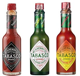 タバスコ スコーピオンソース・ハラペーニョソース・ハバネロソース 瓶 60ml 各1本　3本セット