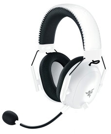 Razer ゲーミングヘッドセット ワイヤレス BlackShark V2 Pro White Edition 無線 ヘッドセット 3.5mmアナログ THX 7.1ch チタンコート50mmドライバー 取り外し可能な単一指向性マイク ノイズキャンセリン