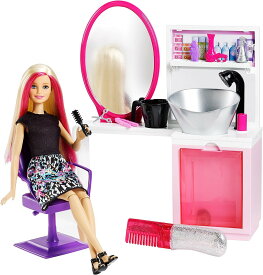 バービー人形 スパークル スタイルサロン&ブロンドドール プレイセット Barbie Sparkle Style Salon & Blonde Doll Playset