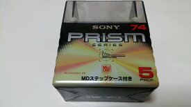 SONY MD PRISMシリーズ 74分 5枚パック MDステップケース付き 5MDW74PRP