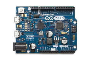 Arduino Zero [ABX00003] - 32-bit ARM Cortex-M0+�A48MHz�A256KB�t���b�V���A32KB SRAM�A�l�C�e�B�uUSB�A14�f�W�^��I/O�s���A6�̃A�i���O���́AArduino IDE�Ή��A�g�ݍ��݂����
