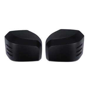 トヨタ ハイエース 200系 6型 専用 エアロフィン付き ドアミラー サイドミラー カバー 左右セット ドレスアップ カスタム 保護 取付簡単