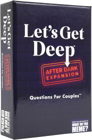 Let's Get Deep: After Dark Expansion Pack – Let's Get Deep Core Party Game に追加できるよう設計されています – カップルへの質問がいっぱいのリレーションシップゲーム