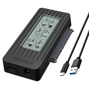 ShuoLe SATA - USB3.2/3.1/3.0P[u 2.5C` n[hhCuA_v^[ ^Cvc n[hfBXNRo[^[ SSD/HDDf[^]p LCDXN[fBXvCt