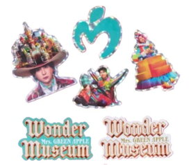 Mrs. GREEN APPLE ミセスグリーンアップル ミセス グッズ Wonder Museum ステッカー