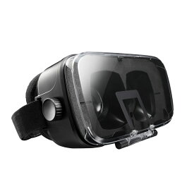 エレコム 3D VR ゴーグル ヘッドマウント用 目幅調節 ピント調節 AR対応 ブラック P-VRG03BK