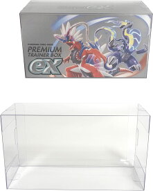 EYESRAIL Boxx Guardian ポケモンカードBOX用 ハードローダー UVカット コレクション ディスプレイ 透明 保管ケース (【1個】プレミアムトレーナーボックスex)