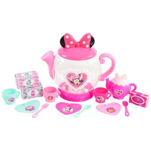 ~j[nbs[wp[ Terrific eB[|bgZbg }`J[ Minnie Mouse Terrific Teapot, Kids Pretend Play Tea Set ysAiz