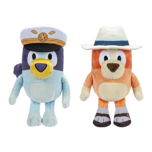 Bluey Friends �ʂ������ 2�p�b�N �L���v�e���ƃz���f�[�r���S���܂� ���I�ȃ\�t�g�v���b�V���� ����6.5~9�C���` / 16~23cm