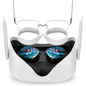 SUPERUS(�X�[�p�[�X) �����Y�v���e�N�^�[ Oculus/Meta Quest 2�Ή� ���K�l�X�y�[�T�[ - ���h�~VR�A�N�Z�T���[ ���K�l��VR�����Y�ɏ����t���̂�h���܂�(�z���C�g)