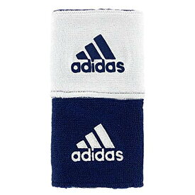 [アディダス] リストバンド 2個セット インターバル リバーシブル Interval Reversible Wristbands (Navy/White) [並行輸入品]