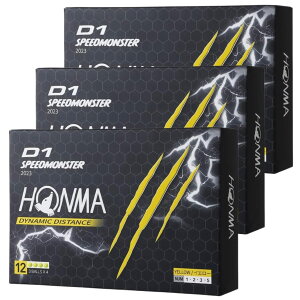 �y3�_�[�X�Z�b�g�zHONMA D1 SPEEDMONSTER �X�s�[�h�����X�^�[(�X�s����) 2023�N���f�� BT2302 �C�G���[ 36�� �f�B�X�^���X �S���t�{�[�� �{�ԃS���t ���{�X�V���b�v�J�[�h�t��