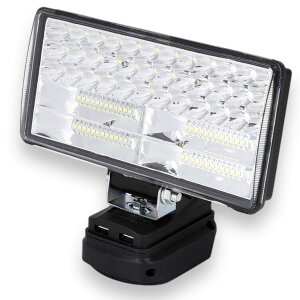 Kanoan Makita�p �݊��i LED ���[�N���C�g �o�b�e���[�쓮�� �}�L�^�p �ЊO�i 180W USB �[�d �|�[�g �t�� �t���b�h���C�g �����^�����C�g ������ DIY �W���� ��� �h�� �L�����v ��ނ� �Ɩ� �݊� �h��