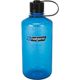 Nalgene Tritan 32-Ounce Narrow Mouth BPA-Free Water Bottle, Blue w/Black