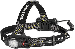 GENTOS(WFgX) LED wbhCg USB[d/P3dr y邳380~420[/p_8.5/㕔Fz ^}X^[ MM-818R/MM-833D