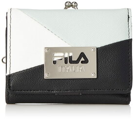 [フィラ] フェイクレザー 財布 三つ折り がまぐち メタル 切り替え FIMS-0402 レディース ミント