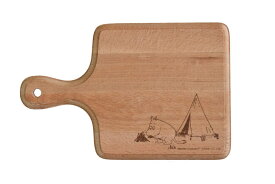 籐芸 TOUGEI カッティングボード丸S(ムーミン) 木製 天然木 ムーミンシリーズ まな板