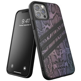 アディダスオリジナルスiPhone12 / iPhone12Pro ケース アディダス SAMBA (サンバ) リフレクティブ スネークプリント ブラック [adidas FW20 for iPhone 12 / iPhone 12 Pro black/