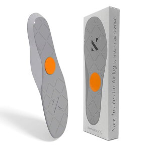 wakafit Airtag �z���_�[ �C���\�[�� �q���p ����� �G�A�^�O�P�[�X �����ƌC��ǐ� (235mm-250mm) One Size