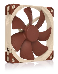 Noctua NF-A14 5V PWM, �v���~�A���É� �t�@��, USB�P�[�u���E4-Pin�ڑ�, 5V�o�[�W���� (140mm, �u���E��)