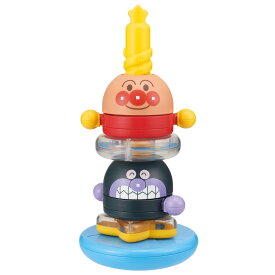 バンダイ(BANDAI) ～脳を育む～くるくるリングをつんでくずして！すくすくスピンタワー