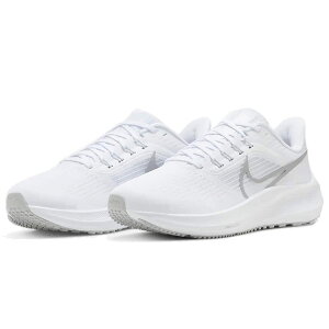 [�i�C�L] �G�A �Y�[�� �y�K�T�X 39 [W Air Zoom Pegasus 39] �z���C�g/�s���A�v���`�i��/�O���[�t�H�O/���^���b�N�V���o�[ DH4072-100 ���K�i 24.0cm