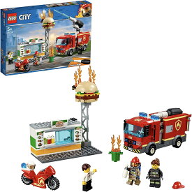 レゴ(LEGO) シティ ハンバーガーショップの火事 60214 ブロック おもちゃ 男の子 車