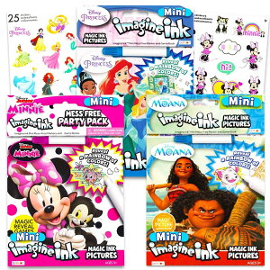 �f�B�Y�j�[ �v�����Z�X �}�W�b�N �C���N �ʂ肦�u�b�N �Z�b�g -- ���̎q/�c������Imagine Ink Book3���Z�b�g �f�B�Y�j�[�v�����Z�X ���A�i �~�j�[�}�E�X �����Ȃ��C���N�y���ƃX�e�b�J�[�t��