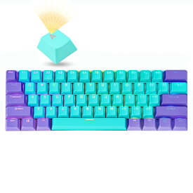 Guffercty kred GTSP バックライト付きキーキャップ 60%キーボード用 RK61 PBT キーキャップ OEM プロファイル キープラー付き Cherry MX Gateron Kailh Switch GK61 ゲーミングスイッチ用