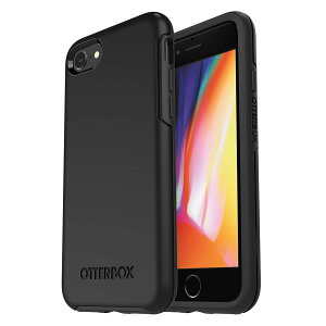 OtterBox SymmetryV[Y XP[X iPhone SE 3(2022)AiPhone SE 2(2020)AiPhone 8AiPhone 7(Plusł͂܂)p - oNpbP[W - ubN