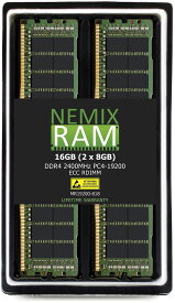 NEMIX RAM 16GB (2x8GB) DDR4-2400MHz PC4-19200 ECC RDIMM 1Rx8 1.2V Registeredメモリ サーバー/ワークステーション用