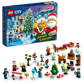 LEGO (レゴ) シティ 2023年 アドベントカレンダー 60381 クリスマスホリデーカウントダウンプレイセット カウントダウンのプレゼント コレクションにできるアイテムの毎日のサプライズ