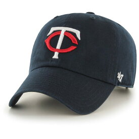 Minnesota Twins 47 Brand MLB Clean Up Adjustable Hat Chapeau - Navy