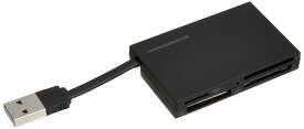 iBUFFALO カードリーダー/ライター ブラック 【PlayStation4,PS4 動作確認済】2倍速 USB2.0バスパワーモデル BSCR07U2BK