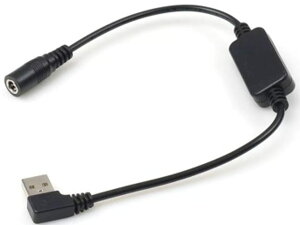 12V �d�M�x�X�g �����P�[�u�� USB Type-A to DC5.5mm �q�[�^�[�x�X�g�p �d�M�E�F�A���d�R�[�h �h�� ���M�E�F�A�Ή� �y�� 30cm �ʋ� �ʊw �A�E�g�h�A �j�����p